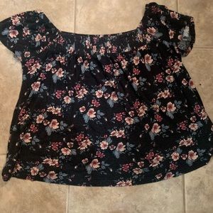 american eagle off the shoulder top